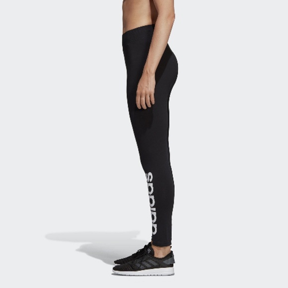 Adidas Women's Essentials Linear Tights - Picture 3 of 7